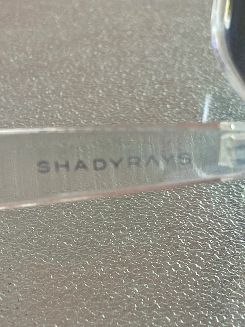 Unisex Clear Frame Sunglasses with Blue Mirrored Lenses